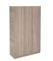 cópia de Roupeiro 3 portas com dobradiças acabamento carvalho ou branco, 200 cm(altura)128,2 cm(largura)52 cm(profundidade)