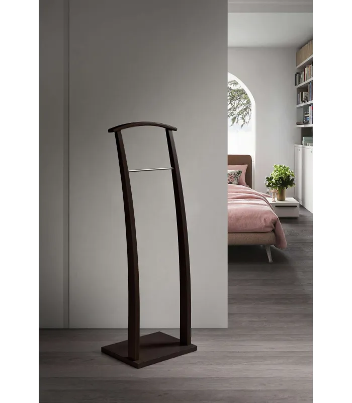 Galán 385 en madera haya y herrajes cromo satinado