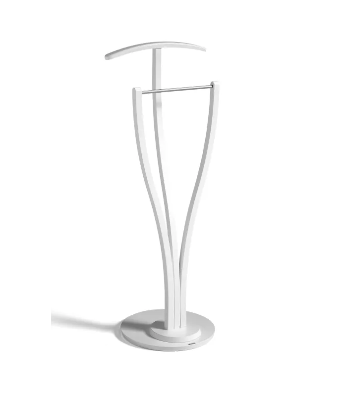 Galan 389 en cromo satinado y blanco, 114x47 cm