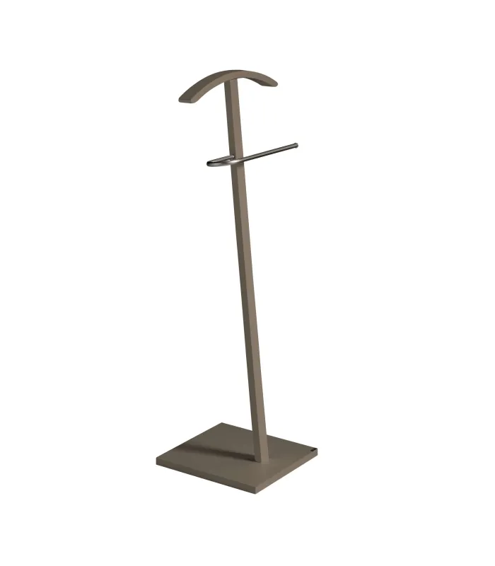 Galán elegante en madera de haya lacada moka