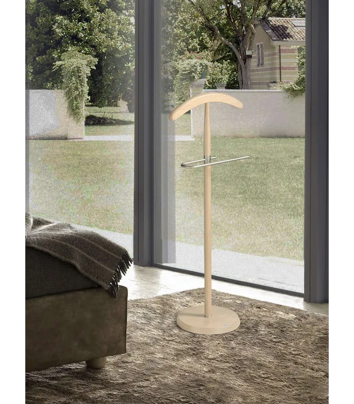 Galán de madera haya lacada en cambrian, 110 cm
