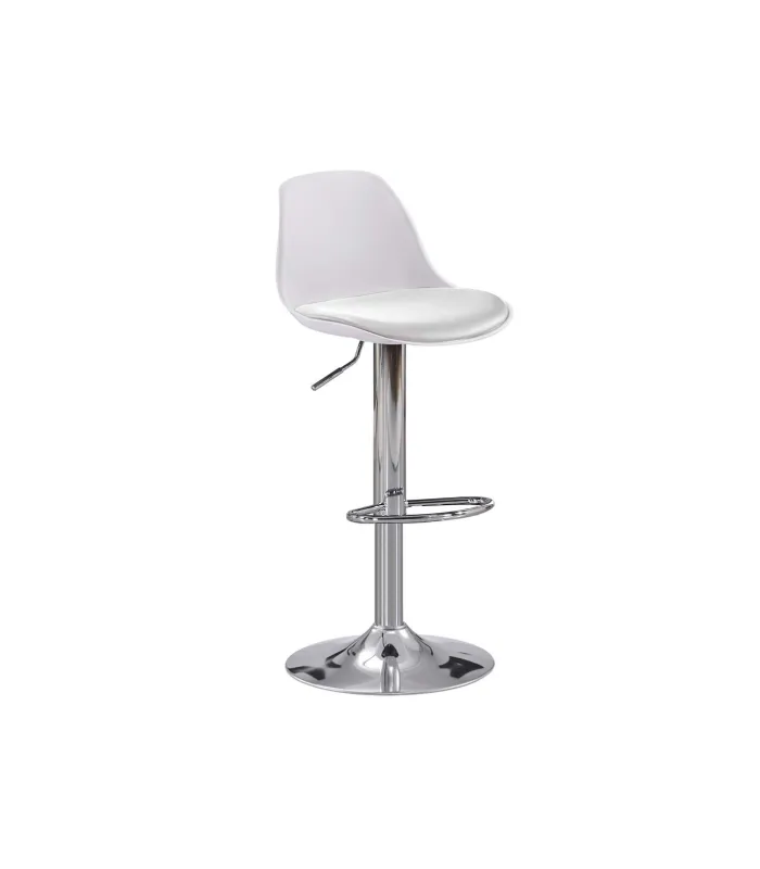 Pack de 2 taburetes regulables Picaso - Blanco