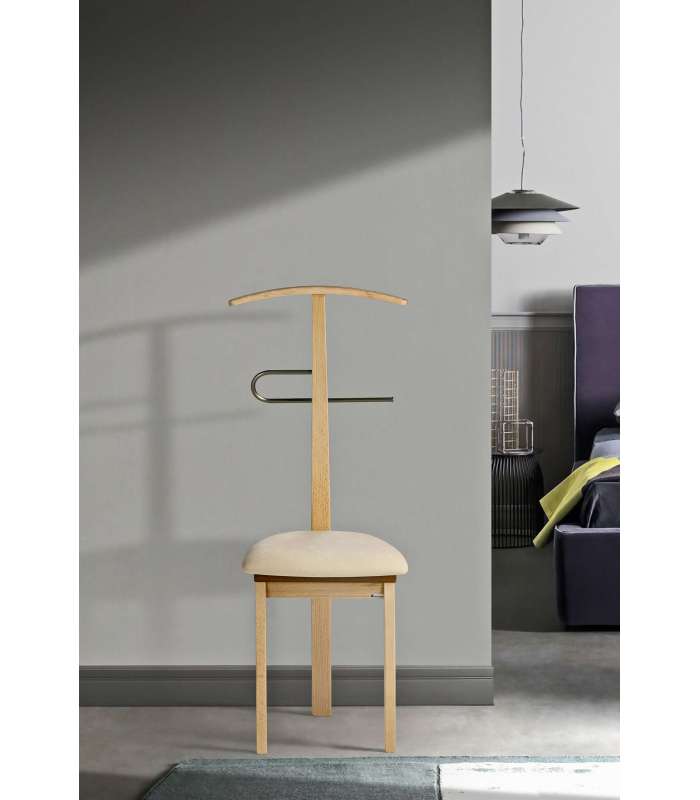 Siège 364 avec assise chromée satinée, disponible en plusieurs