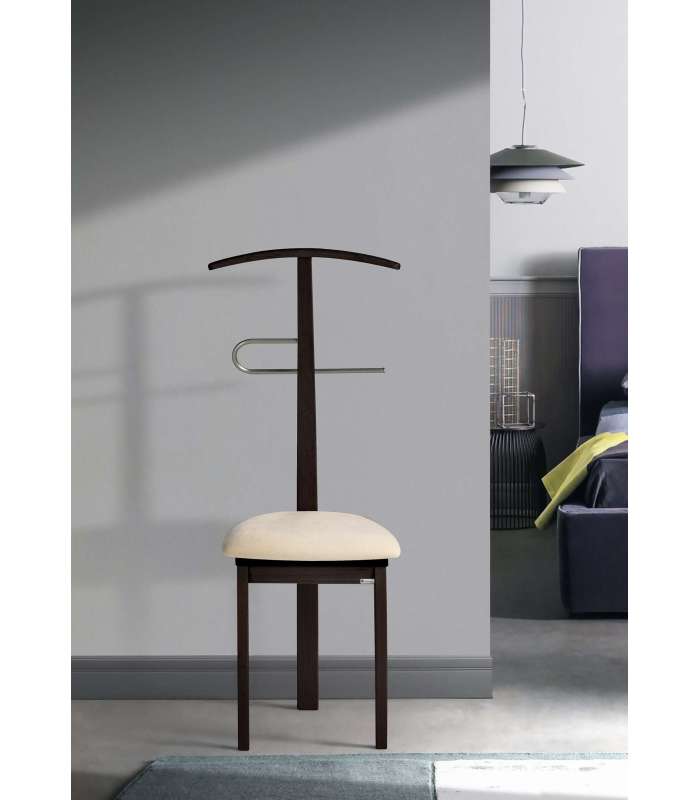 Siège 364 avec assise chromée satinée, disponible en plusieurs