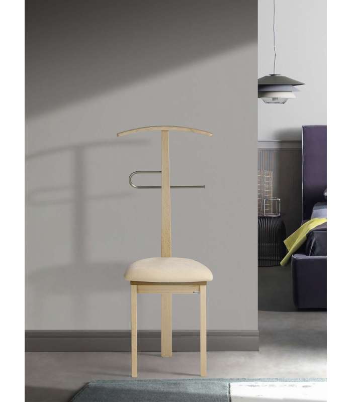 Siège 364 avec assise chromée satinée, disponible en plusieurs