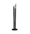 Modern light mod. 471 preto lacado finish, 182 cm (alto)34 cm (largura)34 cm (largo)