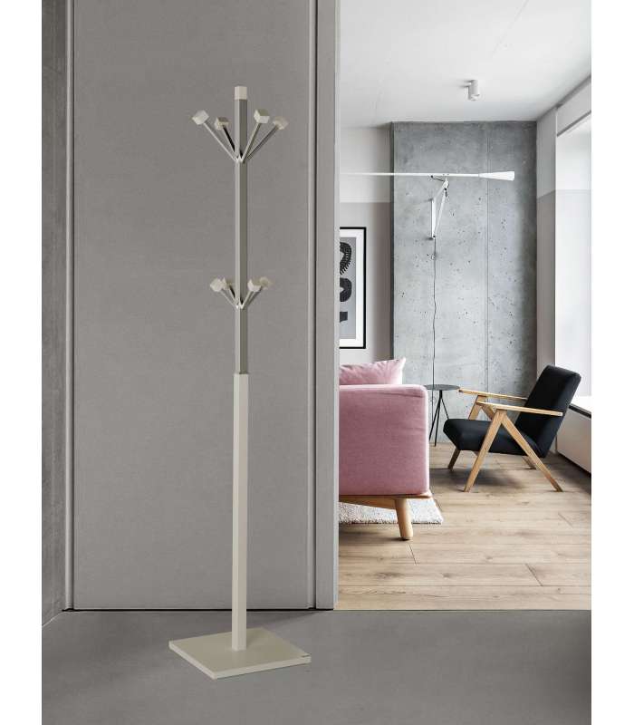 Porte-manteaux mod. 429 moderne chrome satiné plusieurs