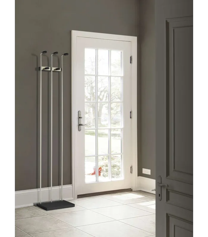 Perchero moderno y elegante en lacado negro