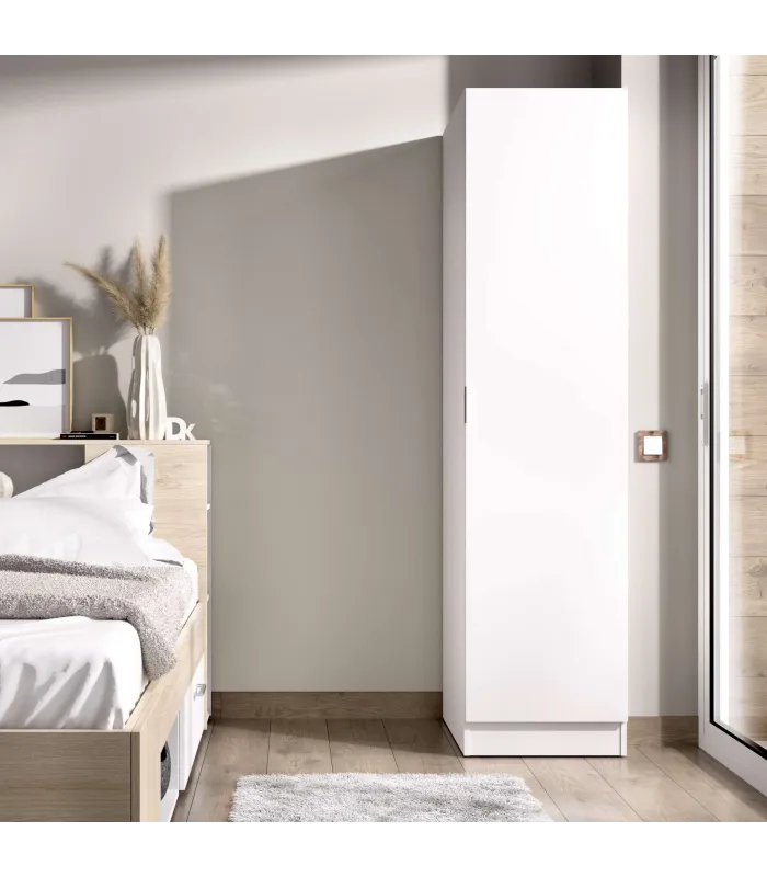 copy of Armoire polyvalente en finition blanche 1 porte 39 cm