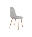Pack 4 chairs upholstered in grey model Cordoba