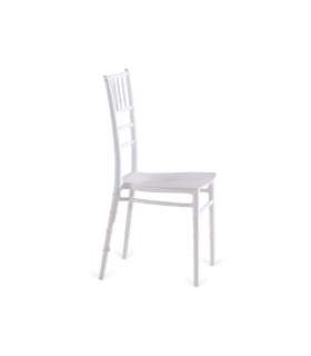 Lot de 4 chaises de style sévillan en blanc Giralda avec option