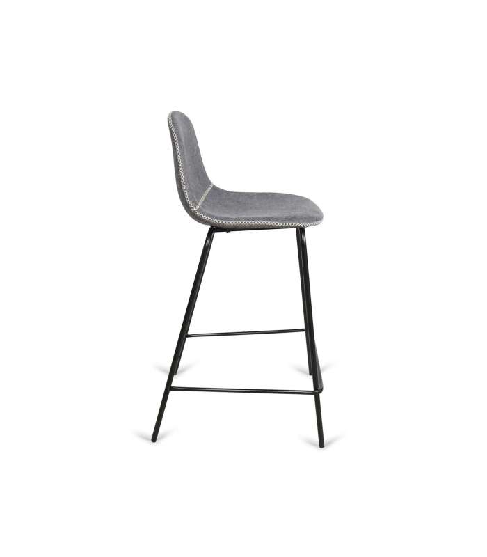 Pack of 4 upholstered stools Córdoba Gris