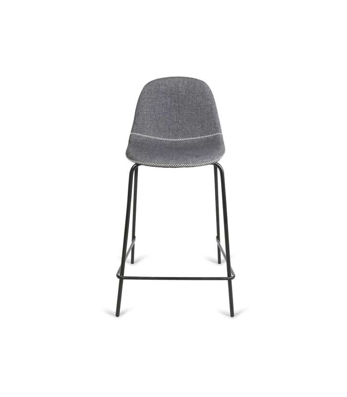 Pack of 4 upholstered stools Córdoba Gris