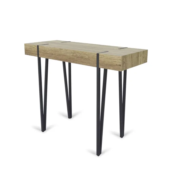 Consola Country en Madera y Metal, fácil montaje