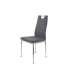 Pack 6 chairs upholstered in grey fabric model Orense.