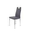 Pack 6 sillas tapizadas en tela gris modelo Orense. 98 cm(alto)43 cm(ancho)51 cm(largo)