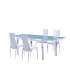 copy of Ucero model extendable glass table