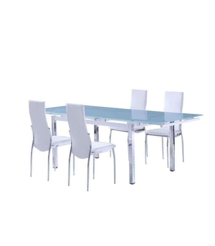 copy of Ucero model extendable glass table