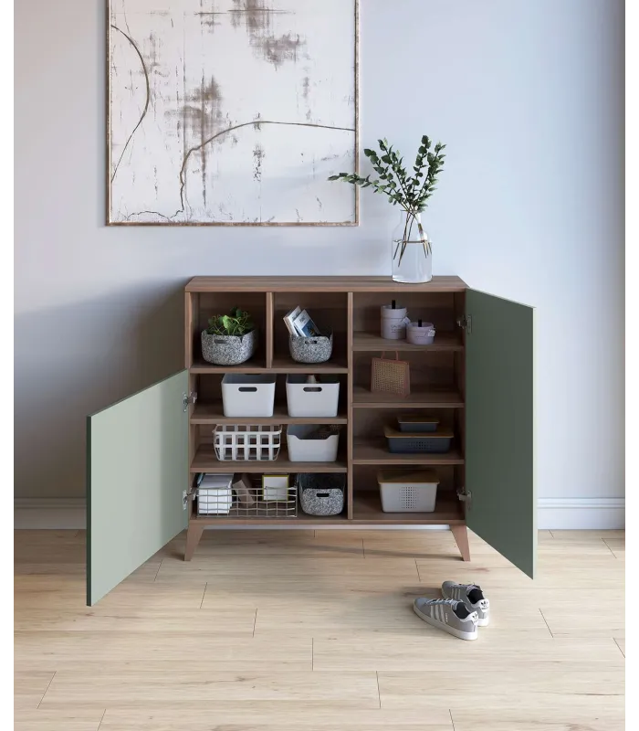 Zapatero 2 puertas modelo-Moscú varios colores a elegir 87 cm