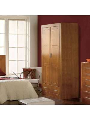 Armoire en bois massif finition cerise 200 cm(hauteur)105
