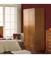 Armoire en bois massif finition cerise 200 cm(hauteur)105 cm(largeur)55 cm(longueur)