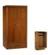 Armoire en bois massif finition cerise 200 cm(hauteur)105