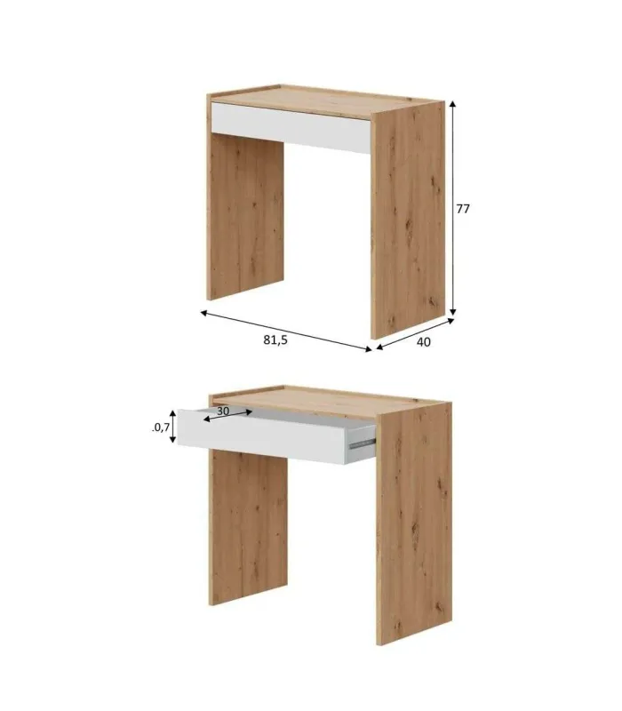 Mesa escritorio Luka: elegante y funcional