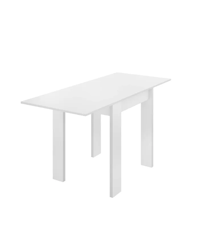 Mesa cocina Rila extensible blanca moderna