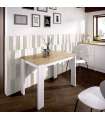 Mesa para salón fija Tily acabado Blanco/ Nordic, 77 cm(alto)110cm(ancho)67 cm(largo)