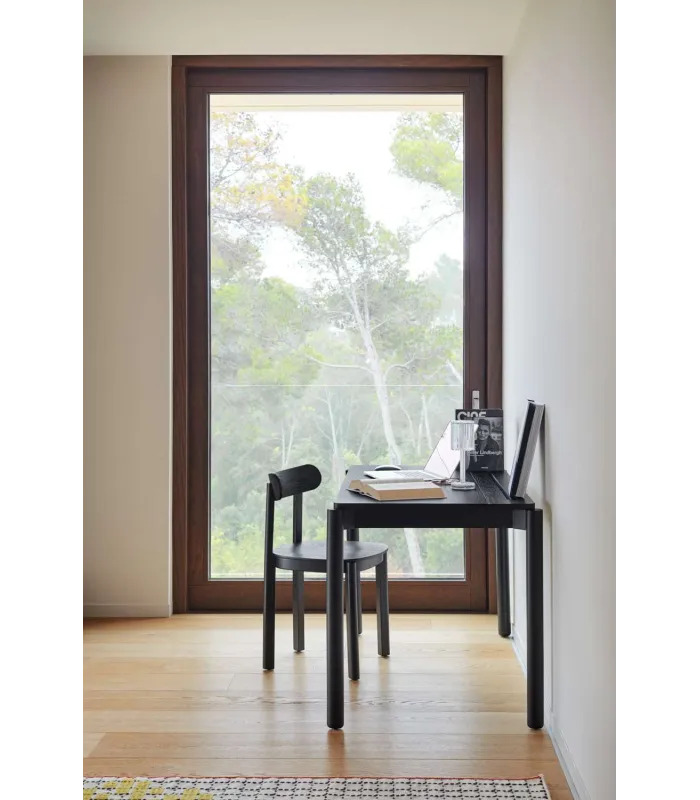 Pack de 2 sillas Nara en acabado negro