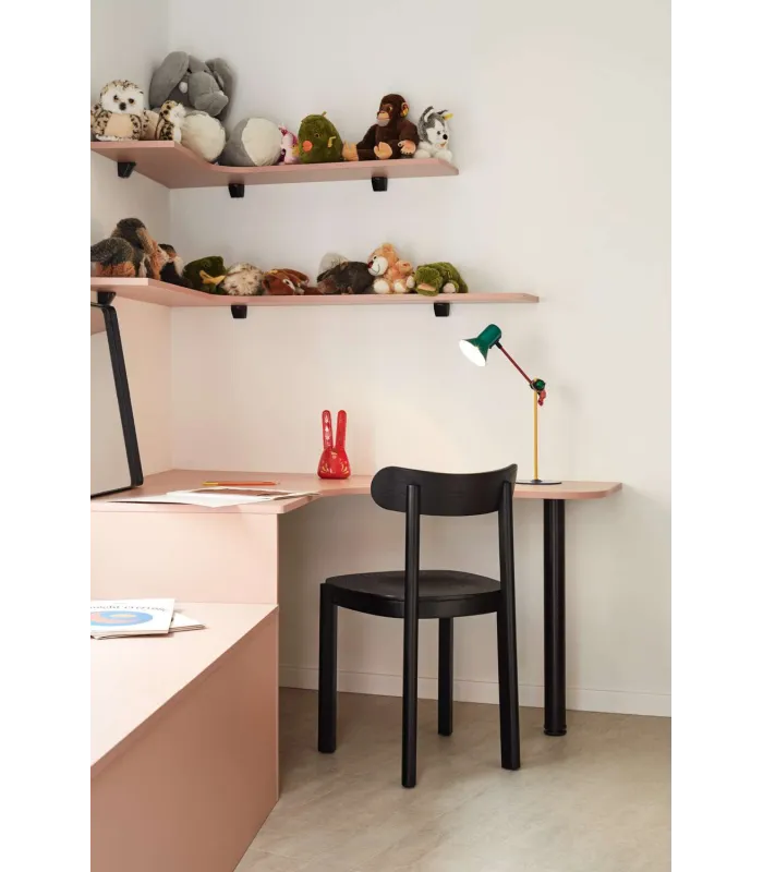 Pack de 2 sillas Nara en acabado negro