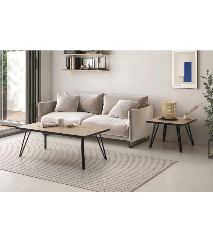 Mesa de centro Mateo, diseño moderno y funcional