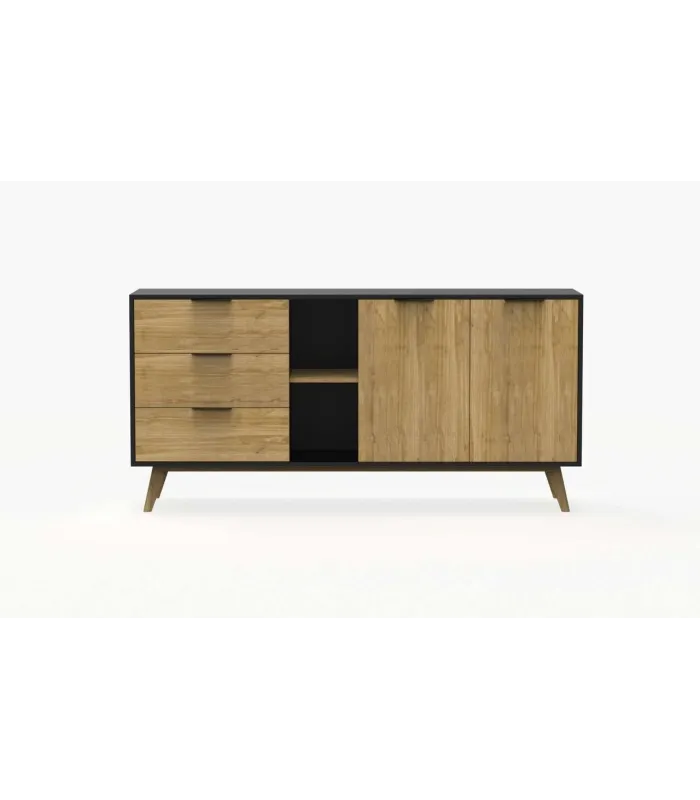 Mobiliário de sala Julen 2 portas e 3 gavetas