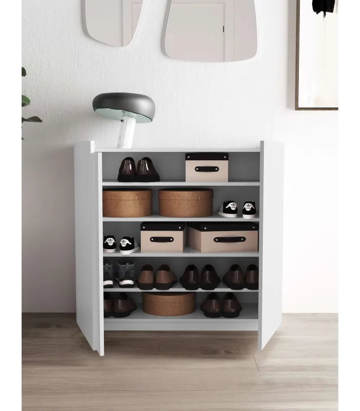 Receptor 516 branco, sapateiro multifuncional 90x95x35 cm