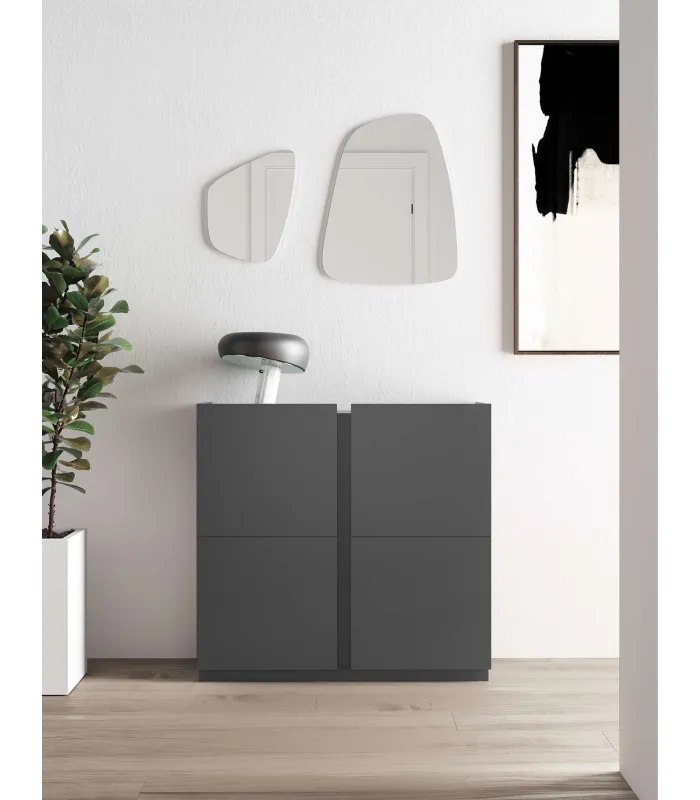 Receptor 516 sapatamaker grafite 90x95x35 cm