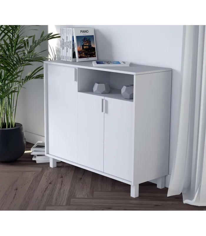 Sapato receptor 3 portas branco Modelo 520