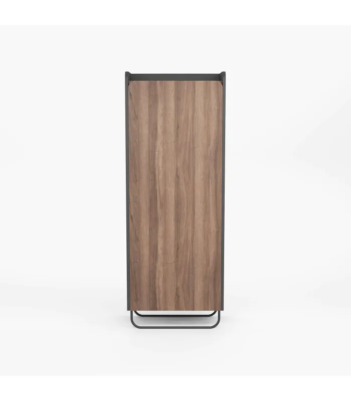 Receptor de sapatos 1 porta Modelo 525 grafite/gal