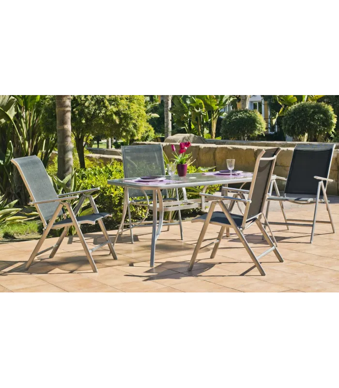 HVA Poltronas para o exterior cópia da poltrona de aço/textil