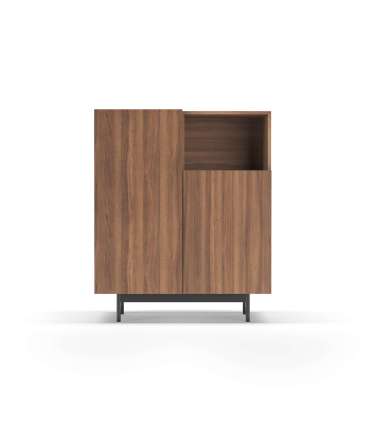Móvel auxiliar 602-1 em acabamento de noz