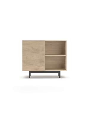 Mueble auxiliar 601-2 en acabado roble, multifuncional