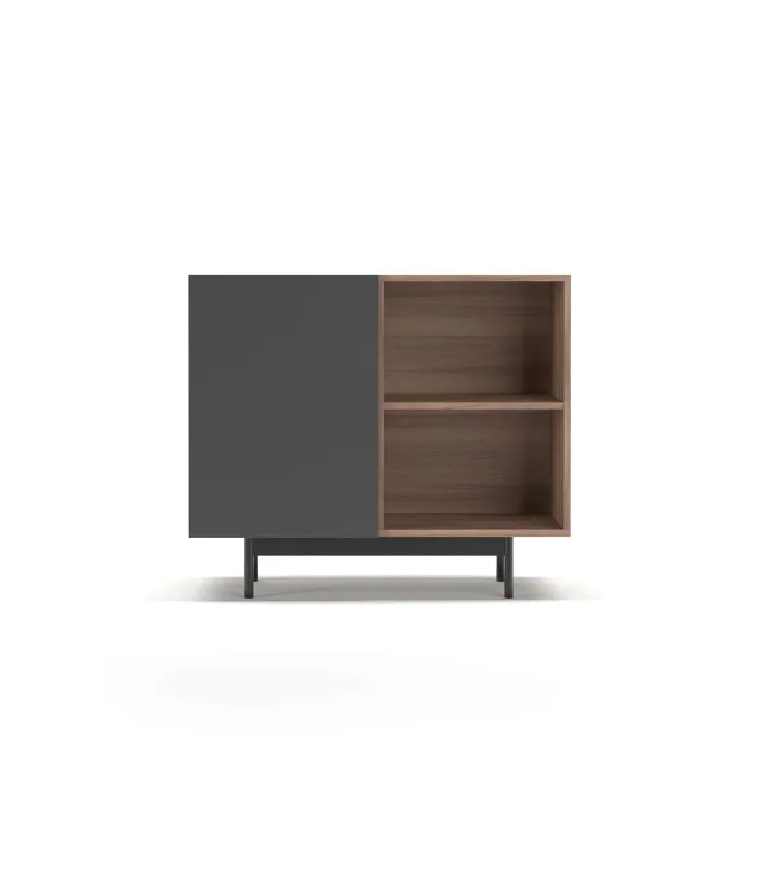 Mueble auxiliar 601-2 nogal/grafito para tu hogar