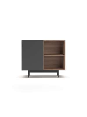 Mueble auxiliar 601-2 nogal/grafito para tu hogar