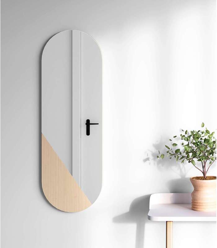 copy of OVAL MIRROR mod. 585 BEDROOM 178 X 44 CM