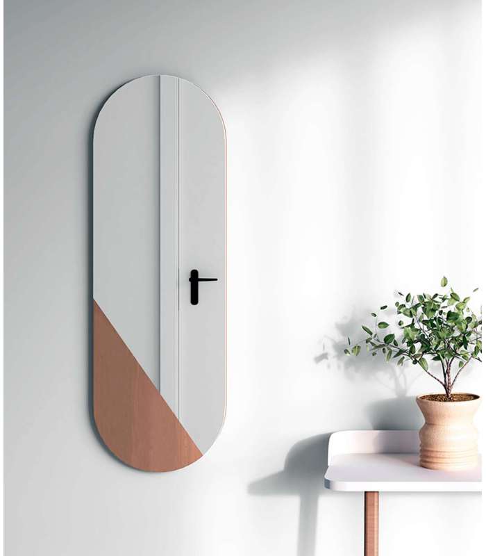 copy of OVAL MIRROR mod. 585 BEDROOM 178 X 44 CM