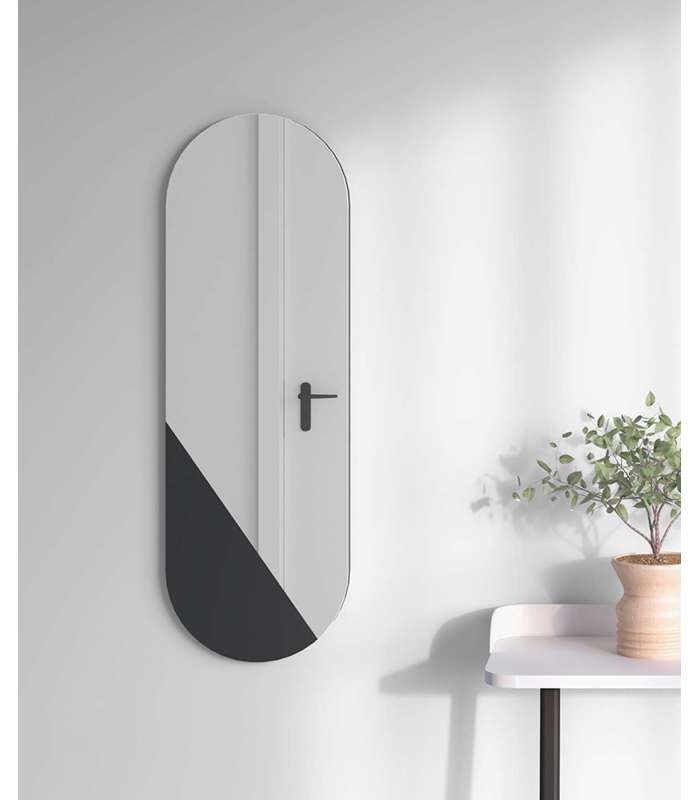 copy of OVAL MIRROR mod. 585 BEDROOM 178 X 44 CM