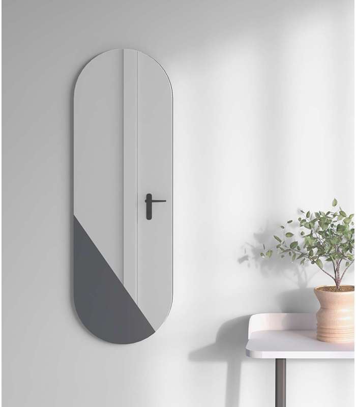 copy of OVAL MIRROR mod. 585 BEDROOM 178 X 44 CM