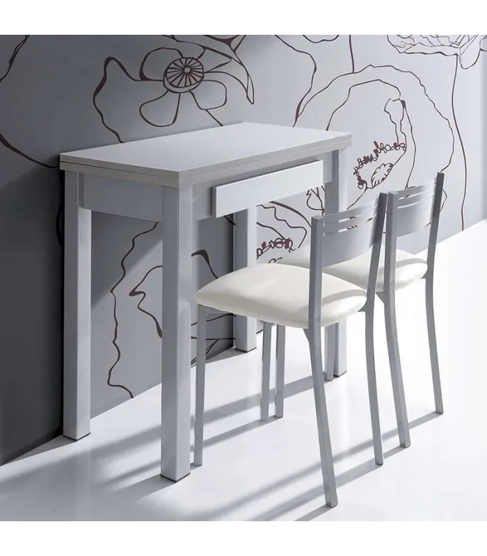 Pack of 2 low backing stools in various colors.