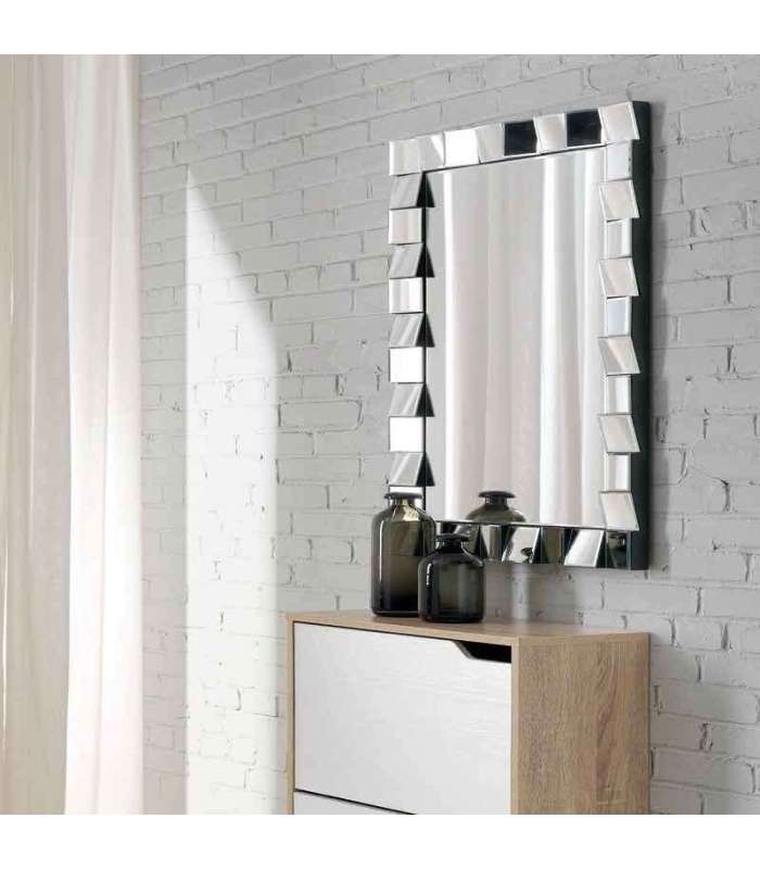 copy of Modern rectangular silver mirror