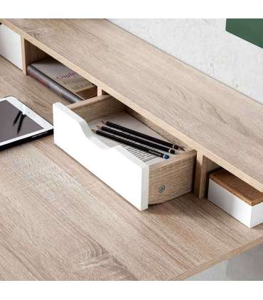 Modern office table combined in two colours