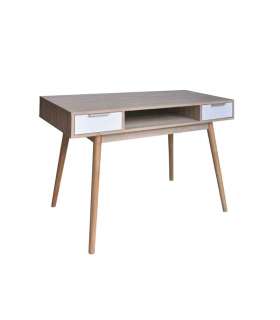 Table de bureau moderne en deux couleurs 78 cm(hauteur)120